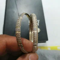 گوشواره النگو و انگشتر نقره