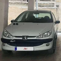 ۲۰۶ تیپ ۲ رنگ سفید