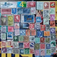 ۳۱۲ عدد تمبر خارجی از کشورهای مختلف