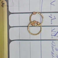 گوشواره حلقه ای درحد نو