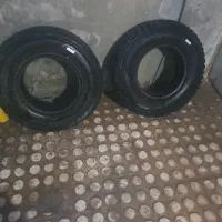 دوعدد لاستیک نیسان سیمی باشال وتیوب