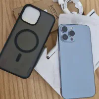 آیفون ۱۳پرو مکس sierra blue سفارش امریکا ۱۲۸گ