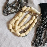 3 عدد تسبیح سندلوس نجف،حدید صینی و داز