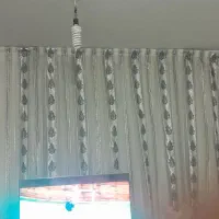 پرده همراه دستک