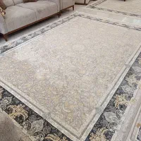 فرش ۱۲ متری گل برجسته تراکم بالا در حد نو