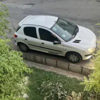 پژو 206 تیپ 2 سفید 98 فنی سالم به شرط کارشناسی