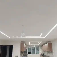 سقف فلت  دورباکس نور مخفی لاین نوری اذران وpvc
