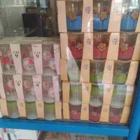 لیوان آب خوری گلدار
