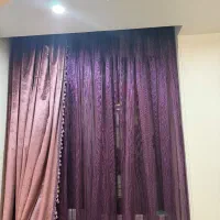 پرده با دکور بغل