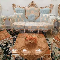 مبل سلطنتی ۷نفره +ناهار خوری تمام چو براش نونو