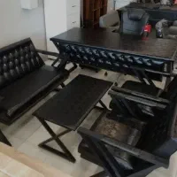 میز مدیریت تمام چرم 180*80