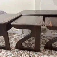 جلو مبلی به همراه ۳ تا عسلی تمام ام دی اف شرکتی