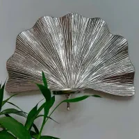 شمعدانی دیوارکوب مرداب نقره ای