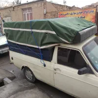 چادر پیکان وانت نیسان سایز ۲/۵ در ۳/۵متر دم اسبی