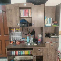 کمد و کتابخانه و میز کامپیوتر