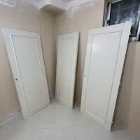 درب کمد اتاق دستشویی و حمام چوب تخت ۳ لایه قدیمی