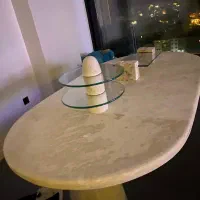 میز نهار خوری تراورتن