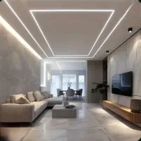 سقف کناف تی‌وی‌وال لاین‌نوری نقد‌و‌چک