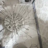 لوستر شاخه ای  سوزنی کار کرده