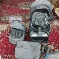 ست کامل کالسکه. کرییر . کیف .ست تشک و پشه بند کودک