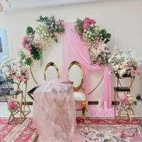اجاره دکور و دیزاین مراسم گل آرایی بله برون تولد