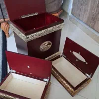 جادستمال کاغذی وسطل زباله وجا چاقووقاشق وچنگال