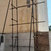 نصب واجرای داربست فلزی درچه باغ ابریشم قائمیه