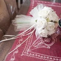 دسته گل عروس گل پیونی|گل مصنوعی|کرمان, |دیوار
