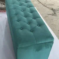 پاف نیمکت باکس کنار تختی پارچه ای