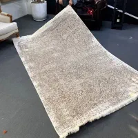 فرش نسکافه ای چرکتاب مدرن و مینیمال