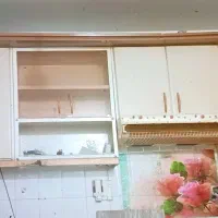 کابینت فلزی و سینک و هود وسنگ روشویی سرویس