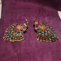 طاووس برنجی دکوری