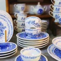 سرویس سرامیکی رنگ کوره ای قابل شستشو|ظروف سرو و پذیرایی|تهران, مسعودیه|دیوار