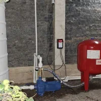 نصب پمپ و مخزن صفر تا صد  تسویه بعد از نصب