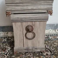 جا دستمال کاغذی و سطل ام دی اف