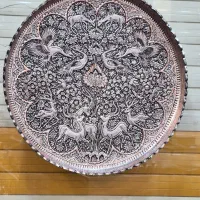 مجمعی  مسی قلم زنی شده و تابلو مسی قلم اعلا