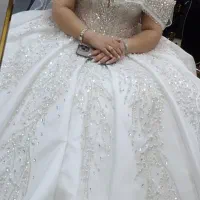 لباس عروس عربی فول کار شده