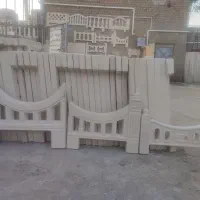 نرده سنگی و دورباغچه