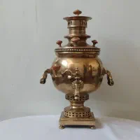 سماور روسی آنتیک قدیمی سالم