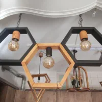 آویز خطی با لامپ