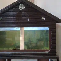 فروش ویژه آکواریوم طرح کلبه ای