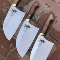 *مجموعه چاقو گلد* ساطور صربستانی ساتور صرب آشپزی