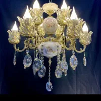 لوسترالماس نارسیس سرامیکی برنج/12شعله KL dfol.345