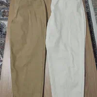 دوتا شلوار کتان استفاده نشده نو
