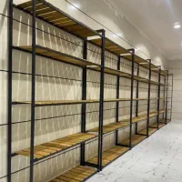 چوب رختی آویز قفسه چوبی