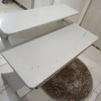 میز کامپیوتر بازشو چوبی