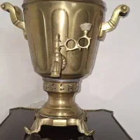 سماور زغالی برنجی قدیمی سنگین
