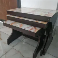 میز جلو مبلی و سه عدد عسلی