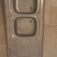 سینک ظرفشوی دولگنه سالم مرتب