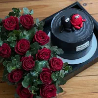 باکس گل وکیک خونگی